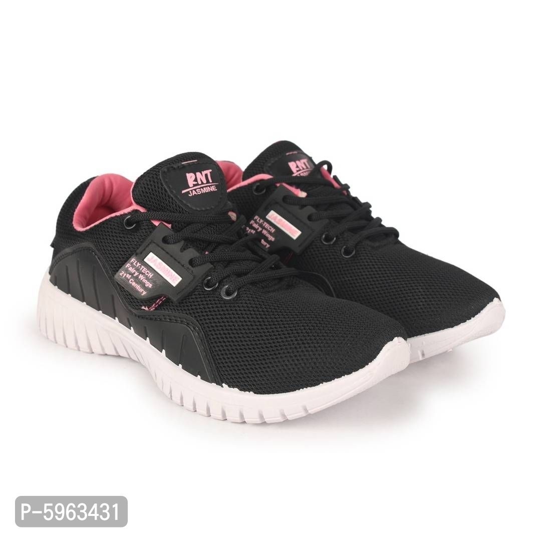 New Stylish Fashionable Women's Sports Shoes & Sneakers - Black, UK5