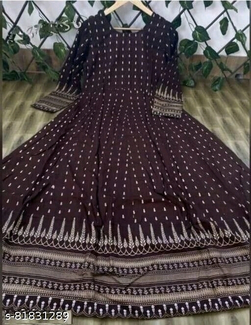 Women's Rayon Anarkali Kurti - XXXL, available