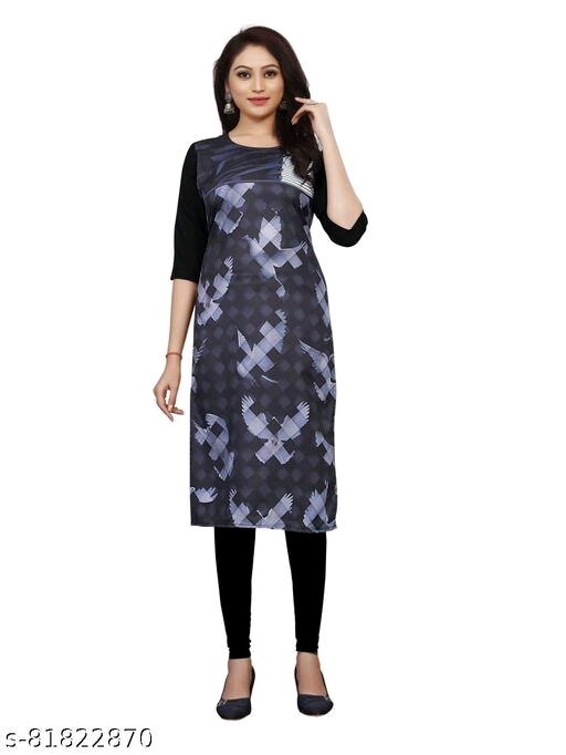 Single Kurti Pack Of 01 Black - M, available