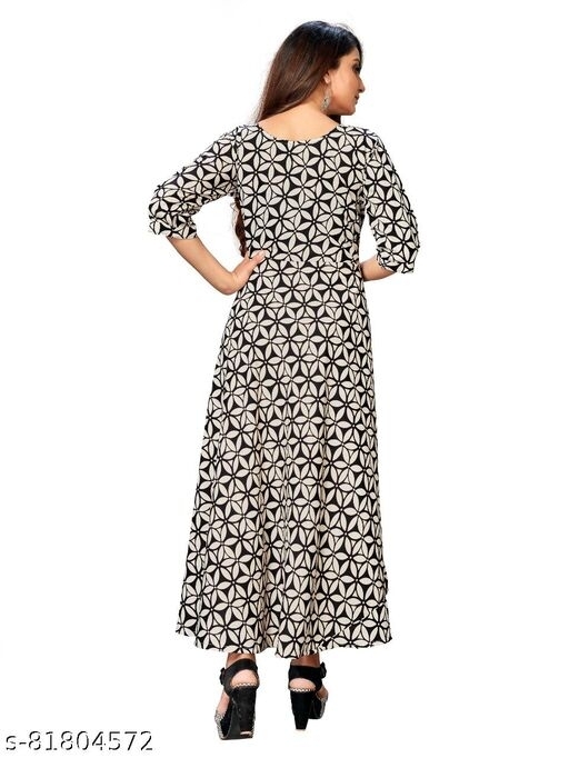 Pandora's Elegant Gown Style Kurtis - M, available