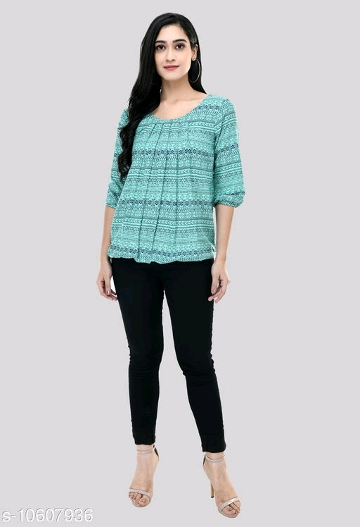 Women's Beautifull Trendy Printed Top - available, S