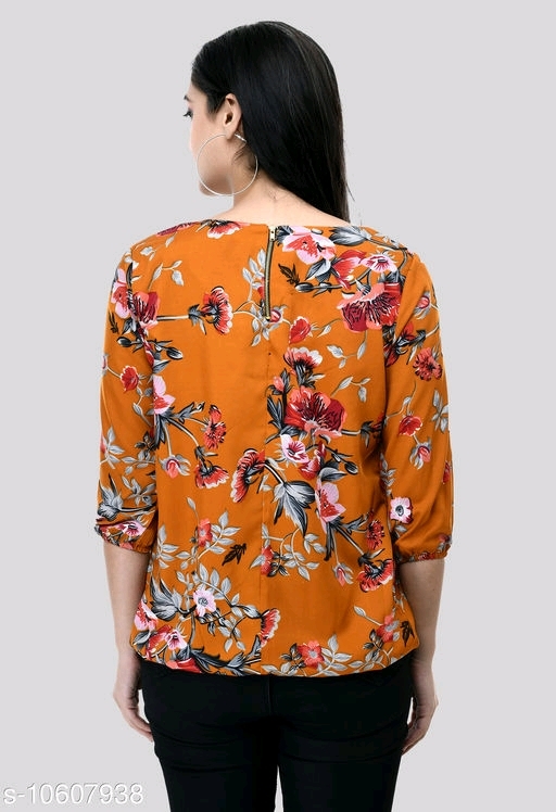 Women's Beautifull Trendy Printed Top - XL, available