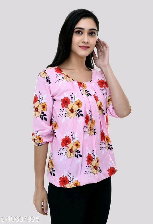 Women's Beautifull Trendy Printed Top - available Al, S