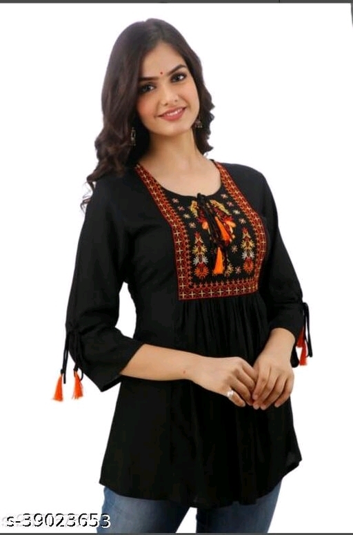 HEAVY EMBROIDERY NEWTRADITIONAL TOP - available, S