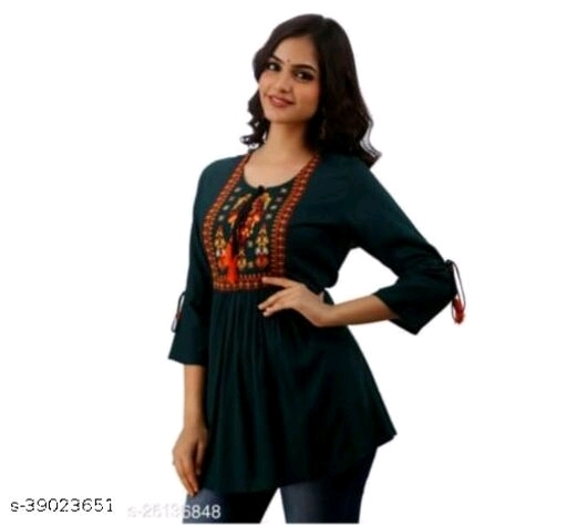 HEAVY EMBROIDERY NEWTRADITIONAL TOP - XXL, available
