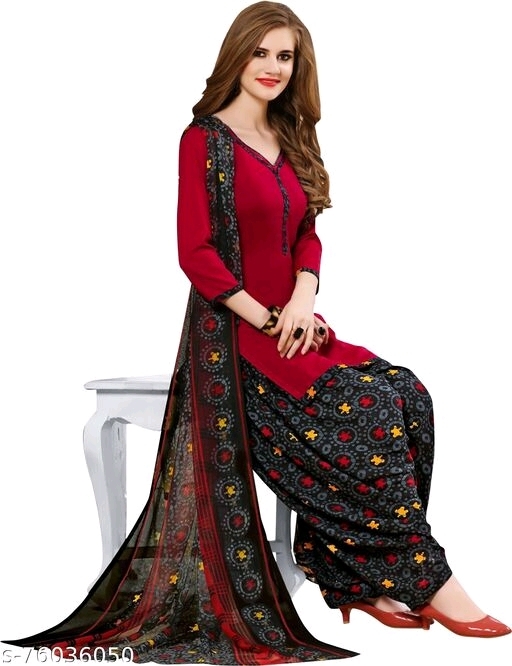 Fancy designer printed unstitched suitfor wedding and traditional wear - available, Free Size