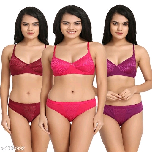 ZEBA Bra & Panty Stylish Women Lingerie Set