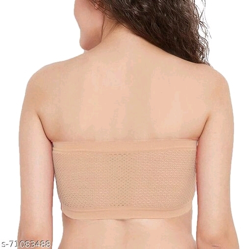 1To Finity Seamless Strapless Tube Bra Combo Pack for Women/Girls (Non  Padded, Non Wired),super stretch fabric provides comfort and flattering fit  and feel,Removable Clear Straps & Pads. Seamless Wirefree Strapless Bras.