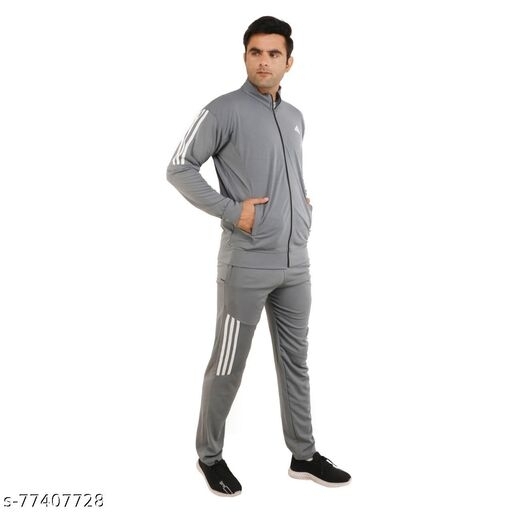 Sportious India Men's Lycra Sports Tracksuit