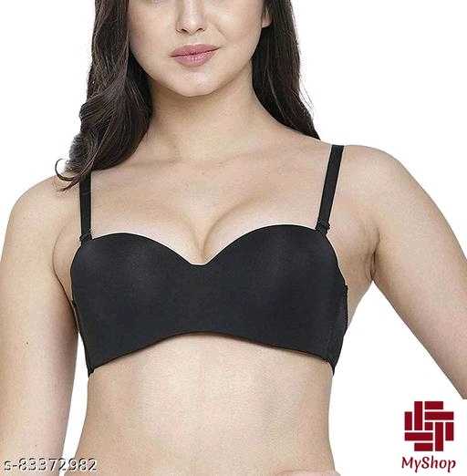 1To Finity Seamless Strapless Tube Bra Combo Pack for Women/Girls (Non  Padded, Non Wired),super stretch fabric provides comfort and flattering fit  and feel,Removable Clear Straps & Pads. Seamless Wirefree Strapless Bras.