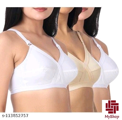 Piftif Women's Cotton Non-Padded Wire Free Tube Bra Highly