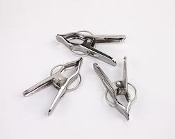 Cloth Clips (Steel) - స్టీల్ బట్టల క్లిప్స్  - 12pc