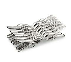 Cloth Clips (Steel) - స్టీల్ బట్టల క్లిప్స్  - 12pc