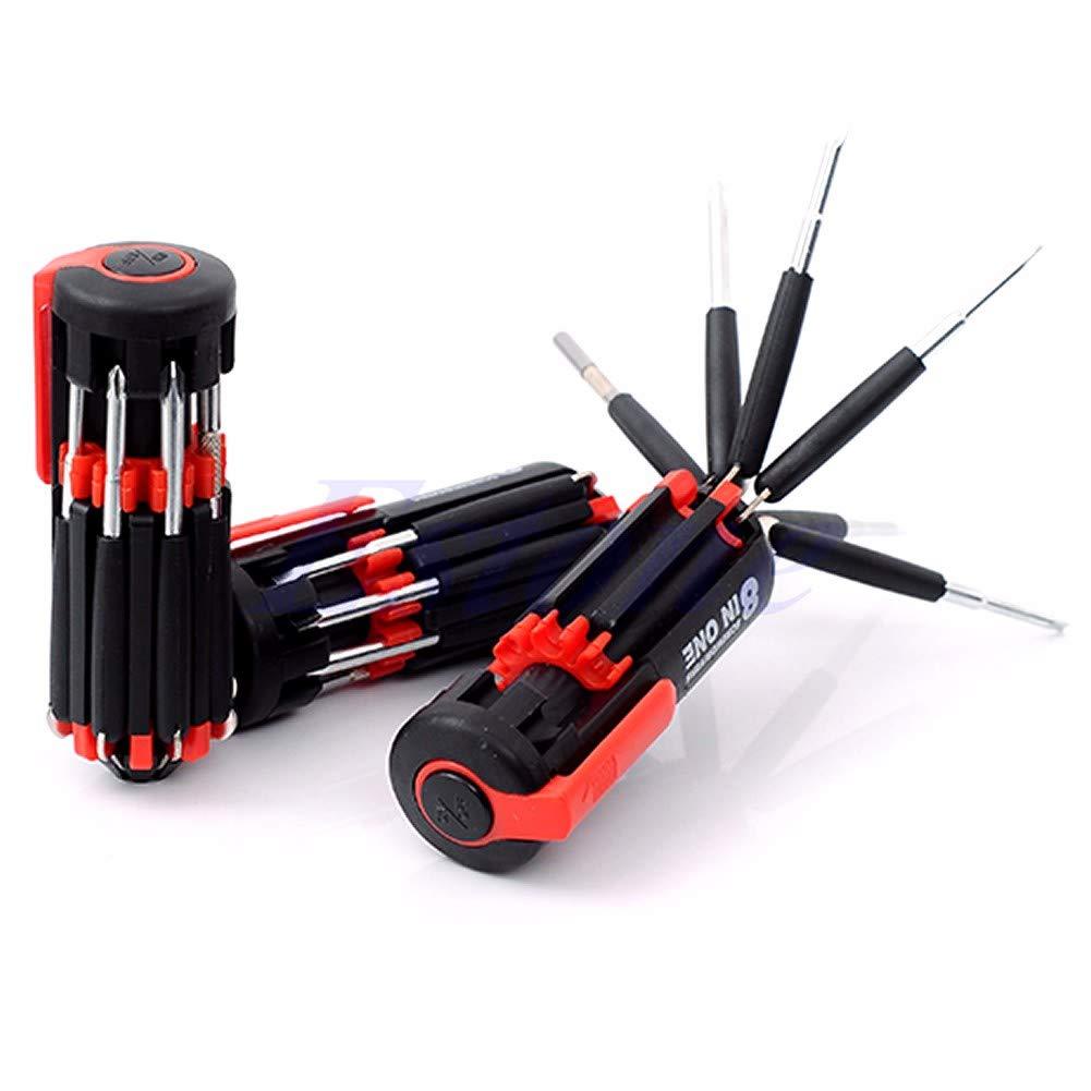 0427 08 in 1 Multi-Function Screwdriver Kit with LED Portable Torch - China, 0.194 kgs