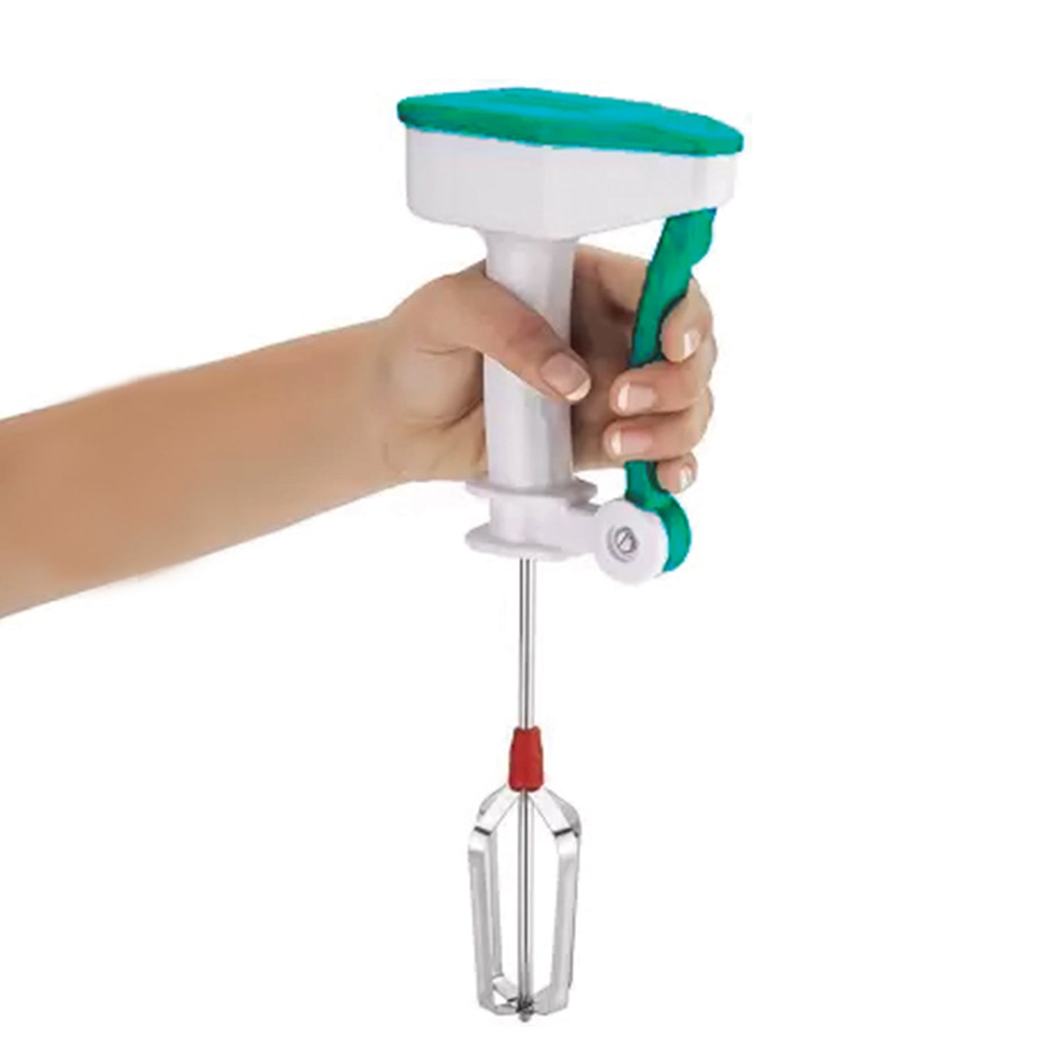 0723 Power-Free Manual Hand Blender With Stainless Steel Blades - India, 0.455 kgs