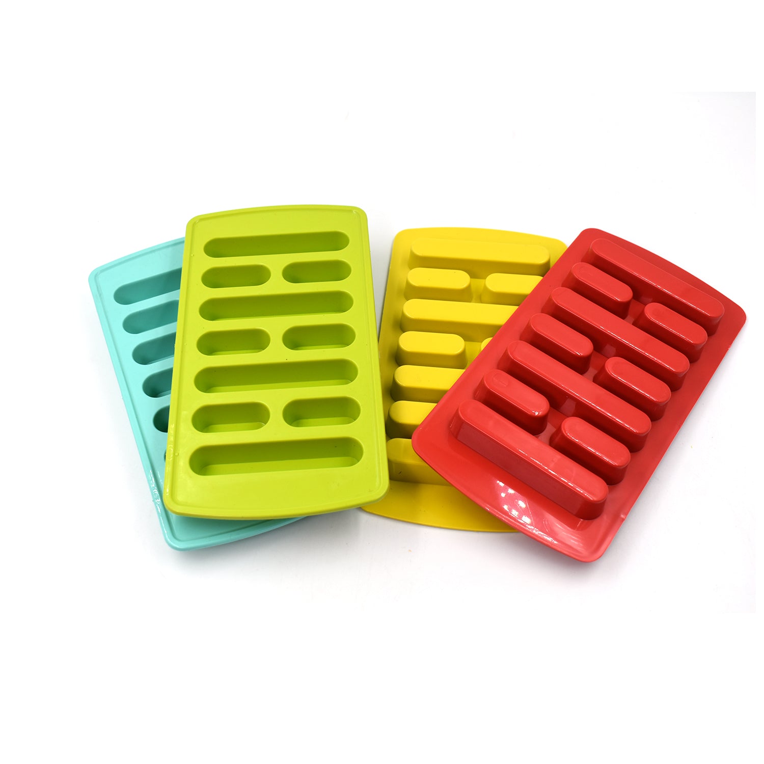 0784 4 Pc Fancy Ice Tray used widely in all kinds of household places while making ices and all purposes. - India, 0.241 kgs