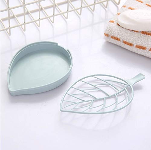 0832 Leaf Shape Dish Soap Holder for Kitchen and Bathroom - India, 0.108 kgs