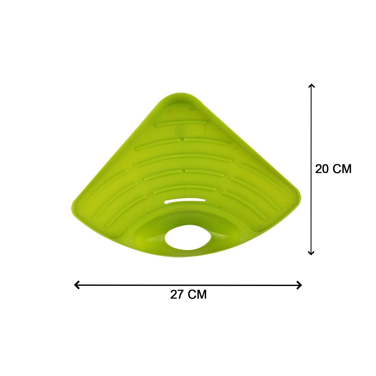 0861h Corner Sink Strainer For Draining Kitchen Waste In Sinks And Wash Basins. - India, 0.41 kgs