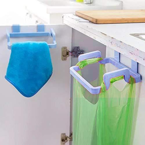 1118 Plastic Garbage Bag Rack Holder (Multi Color) - India, 0.24 kgs