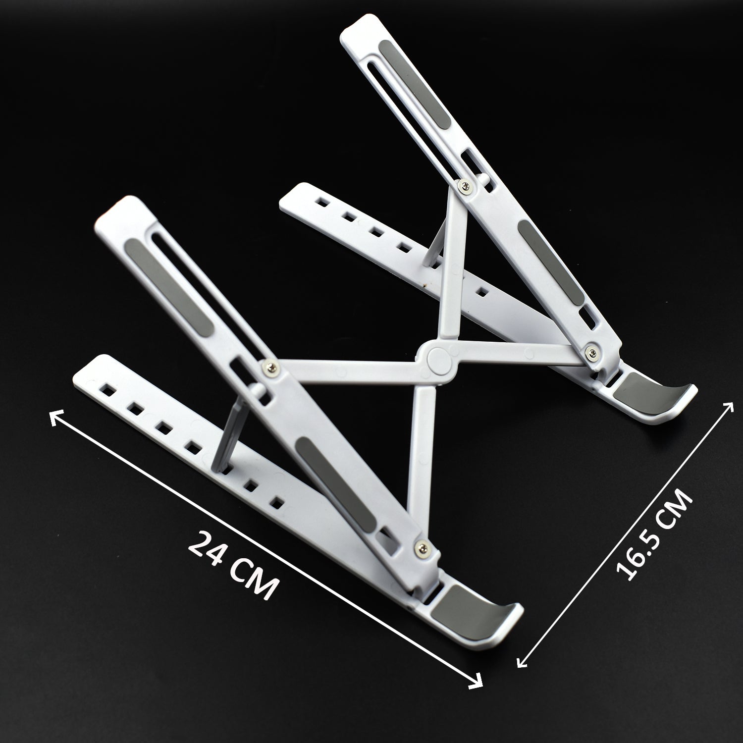 1320 Adjustable Laptop Stand Holder with Built-in Foldable Legs and High Quality Fibre - China, 0.115 kgs