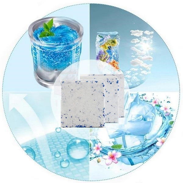 1418 Washing Machine Cleaning Tablet In Refreshening Lavender Fragrance - China, 0.02 kgs