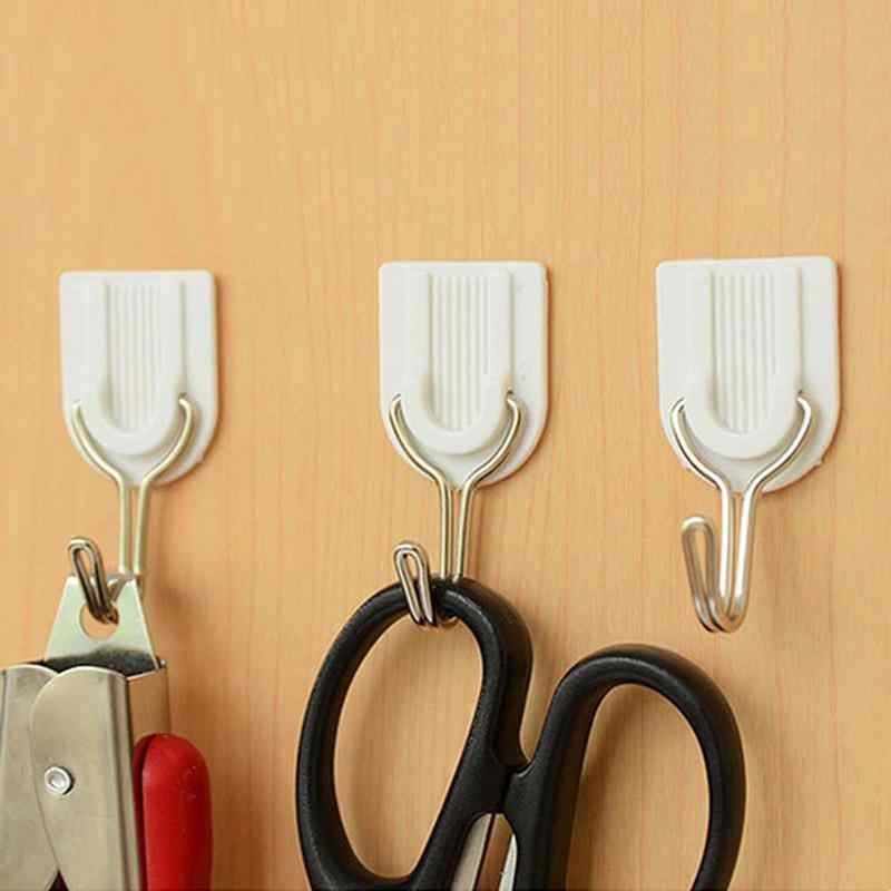 1627 Adhesive Sticker ABS Plastic Hook Towel Hanger for Kitchen/Bathroom - China, 0.096 kgs