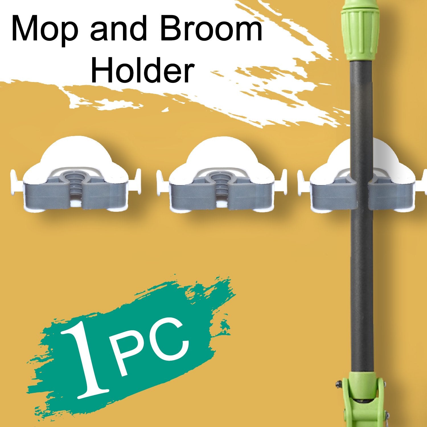 1670 Mop and Broom Holder ( Loose Pack) - China, 0.086 kgs