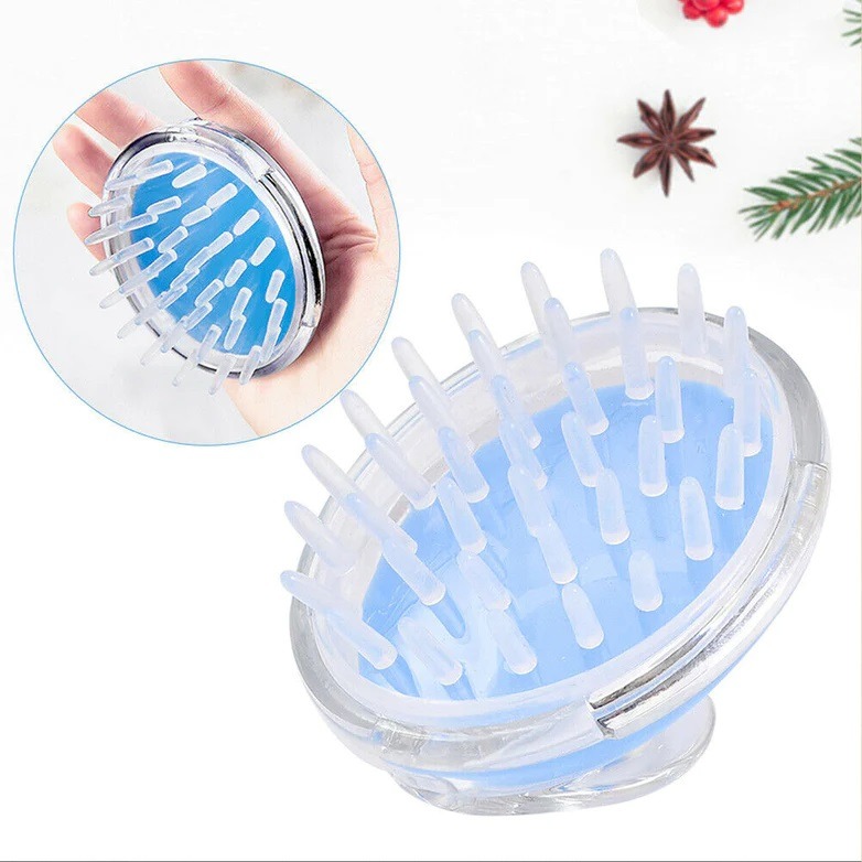 6058 Silicone Head Massager used in all kinds of places like household and official places for unisexul use over head massage and all. - China, 0.098 kgs