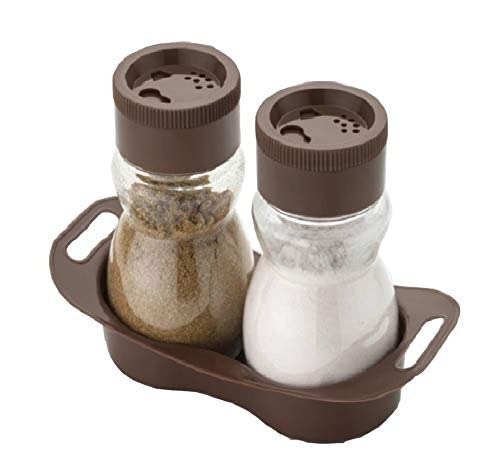 2287  Plastic Salt & Pepper Shakers/Masala Dabbi (Multicolour) - India, 0.1 kgs