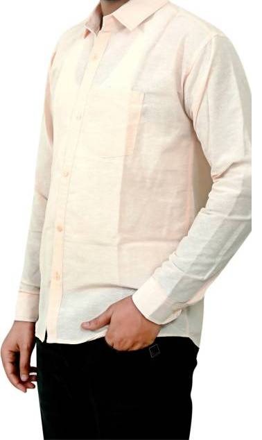 FULL-P38-SHIRT-SKIN Khadi Cotton Full Sleeve Shirt - India, M / 38, 0.25 kgs