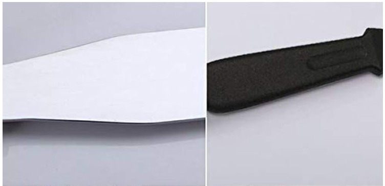 0807 Stainless Steel Palette Knife Offset Spatula for Spreading and Smoothing Icing Frosting of Cake 16 Inch - 0.1 kgs, India