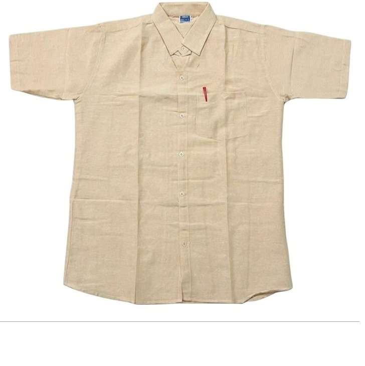 HALF-P38-SHIRT-SKIN Khadi Cotton Half Sleeve Shirt - India, M / 38, 0.25 kgs