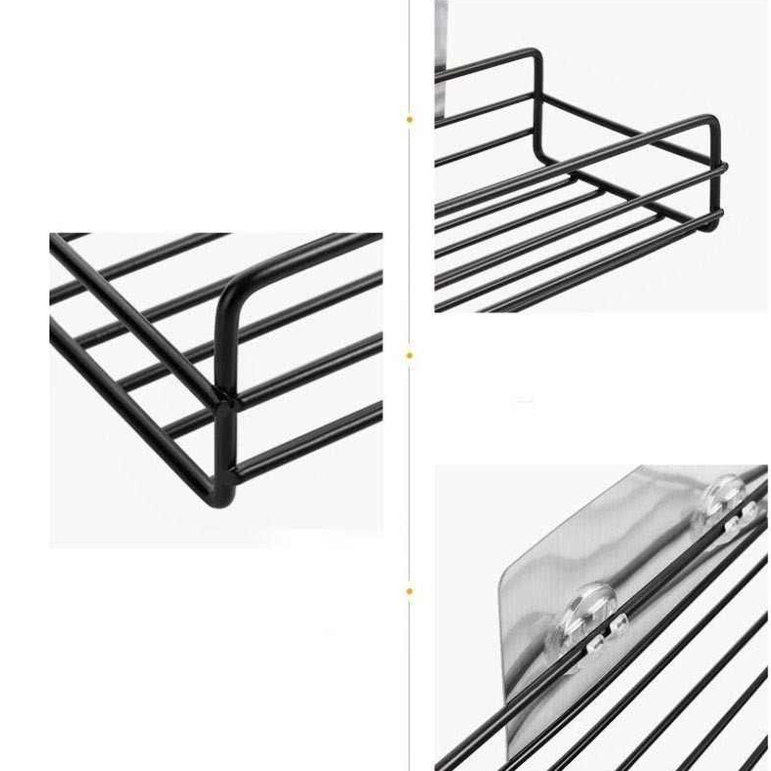1764  Multipurpose Wall Mount Metal Bathroom Shelf and Rack for Home and Kitchen. - India, 0.564 kgs