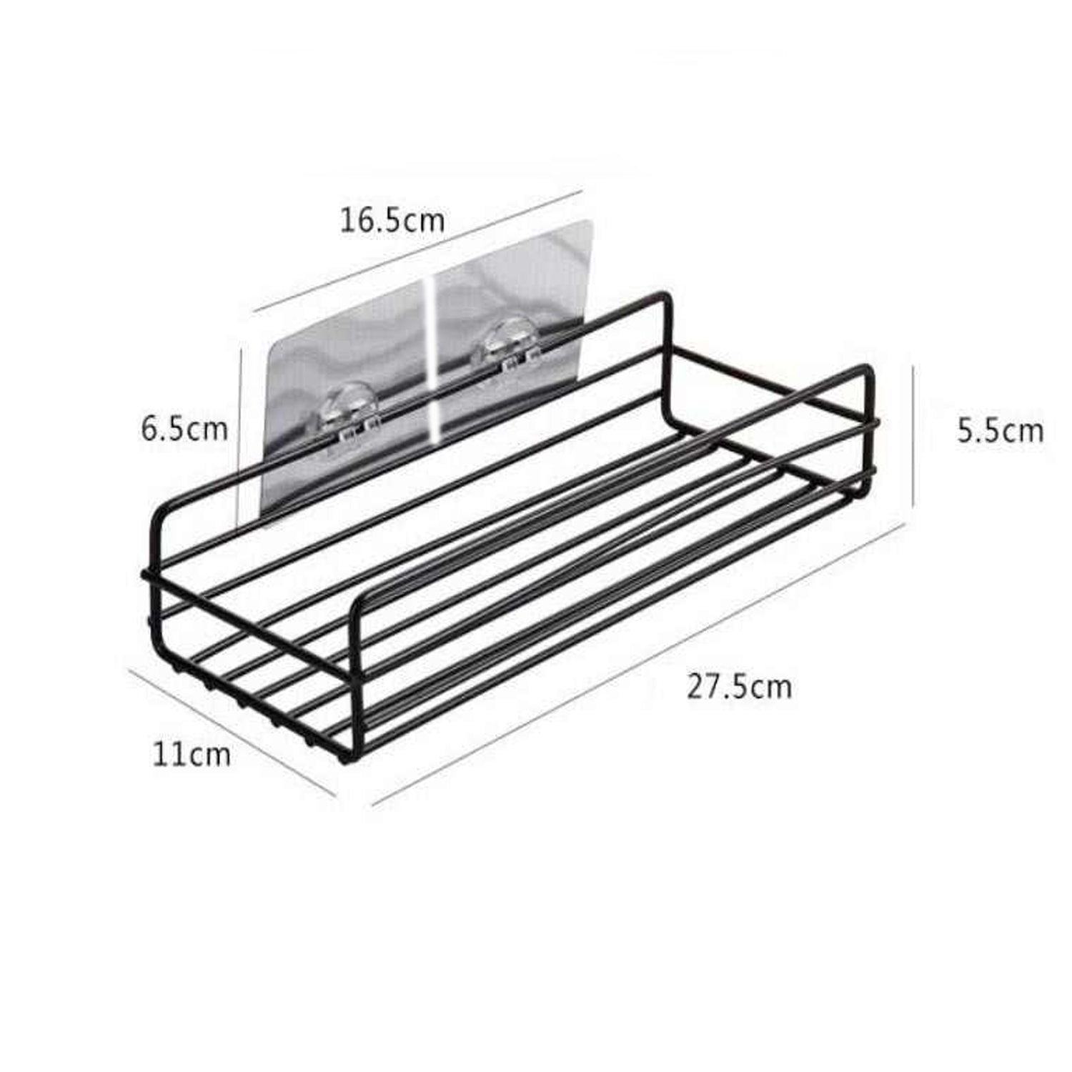 1764  Multipurpose Wall Mount Metal Bathroom Shelf and Rack for Home and Kitchen. - India, 0.564 kgs