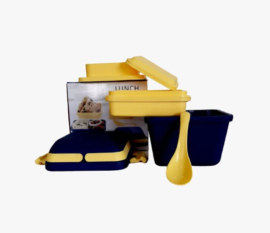 2144 Airtight Lunch Box with Handle & Push Lock - India, 0.585 kgs