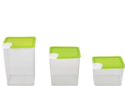 2149 Multipurpose Transparent Storage Jars & Container Set 400ml, 600ml, 800ml (Pack of 3) - India, 0.594 kgs