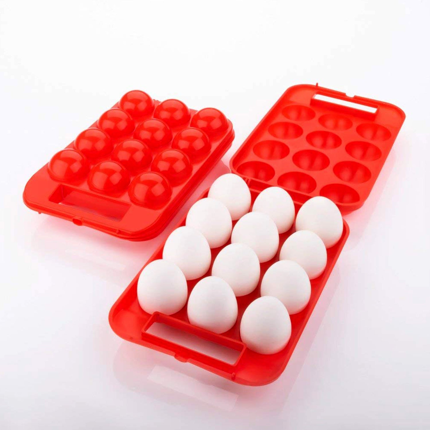 2171 Plastic Egg Carry Tray Holder Carrier Storage Box - India, 0.501 kgs