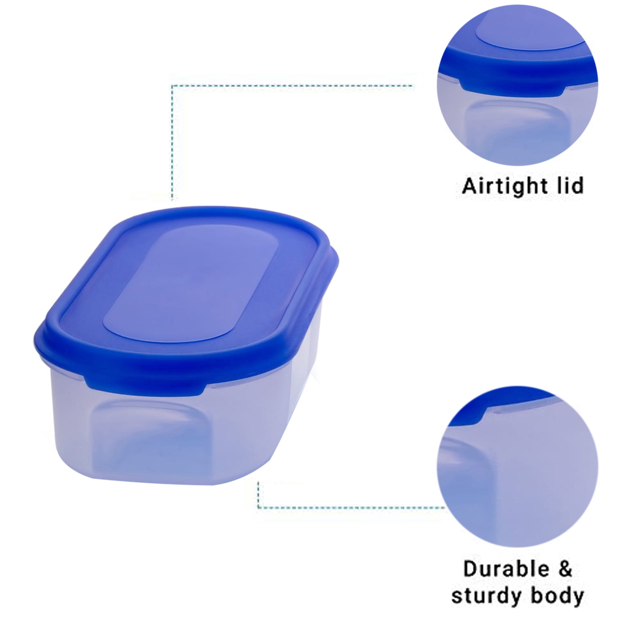 2332 Kitchen Storage Container for Multipurpose Use (500ml) - India, 0.2 kgs