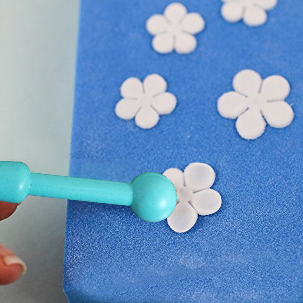 2473 Fondant Cake Decor Flower Sugar Craft Modelling Tools Clay Mould (8PC-Set) - India, 0.058 kgs