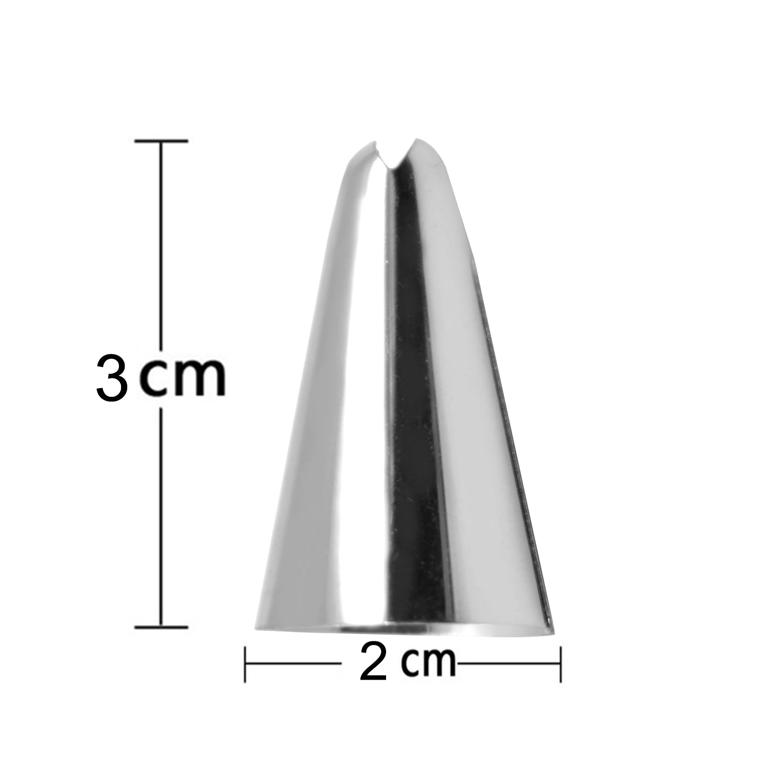 2517 Cake Decorating Stainless Steel Nozzle (6pcs) - China, 0.064 kgs