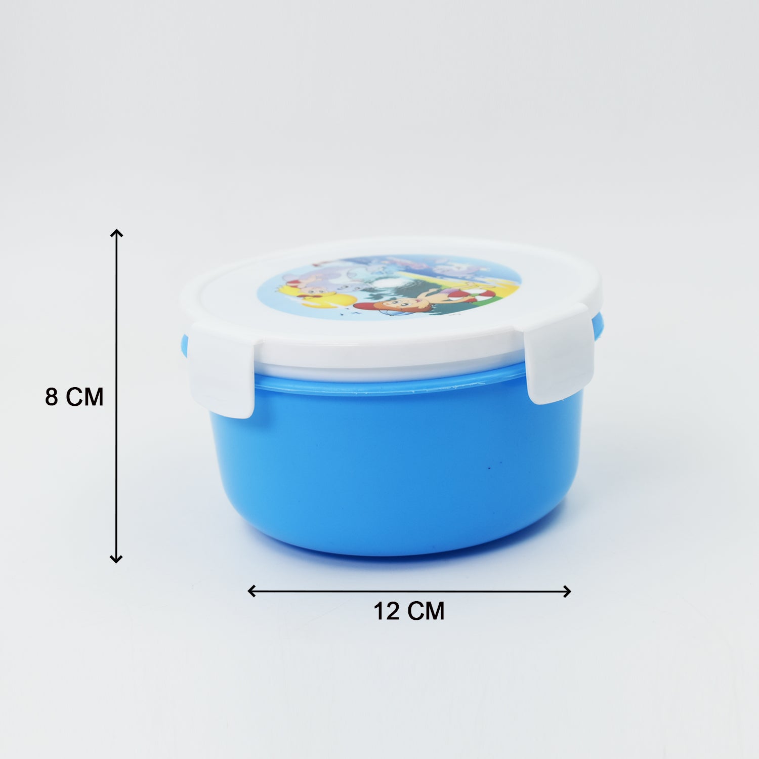 2746 Round Shaped Lunch Box For Storing And Serving Food Stuffs And Items. - India, 0.415 kgs