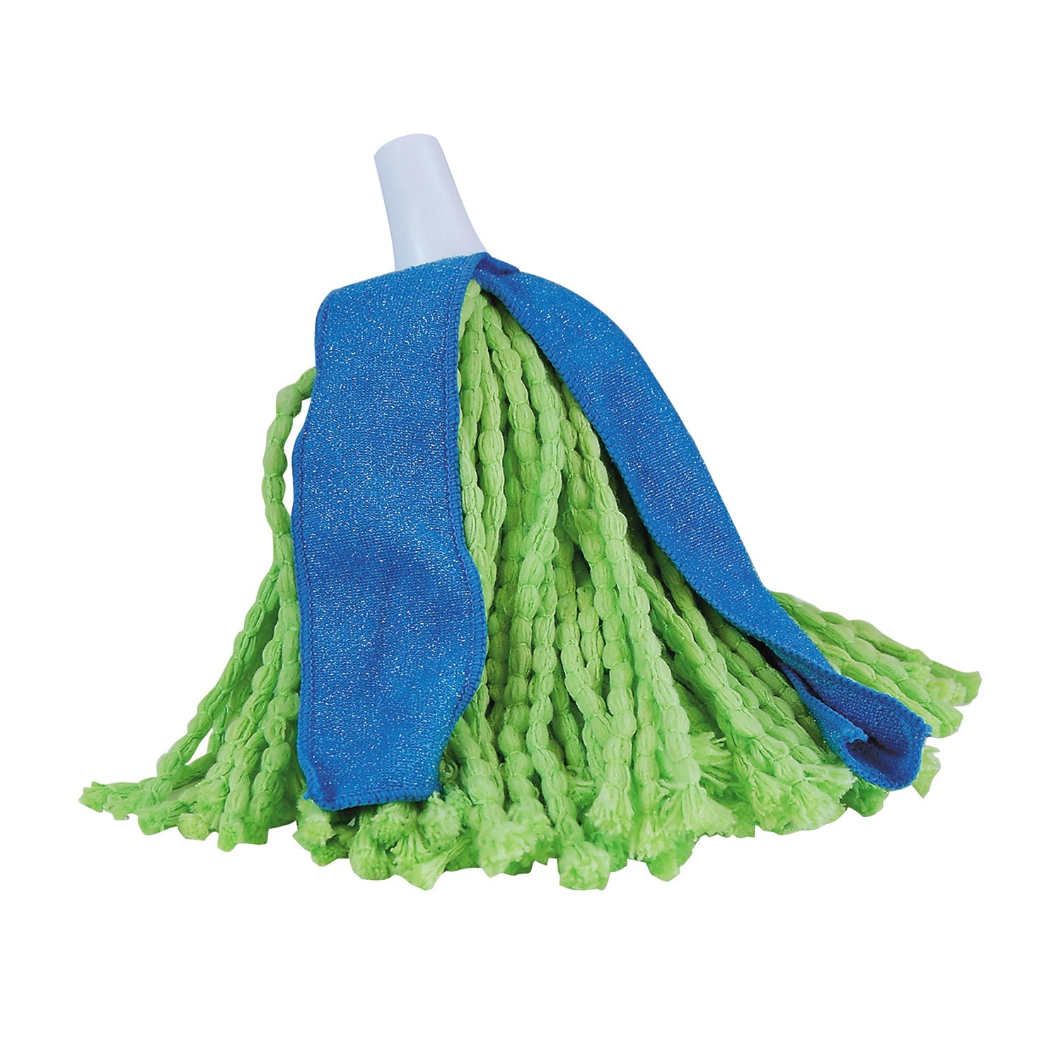 4739 Microfiber Cone Mop and Cone Broom Used for Cleaning Dusty and Wet Floor Surfaces and Tiles. (Without Pole) - China, 0.615 kgs