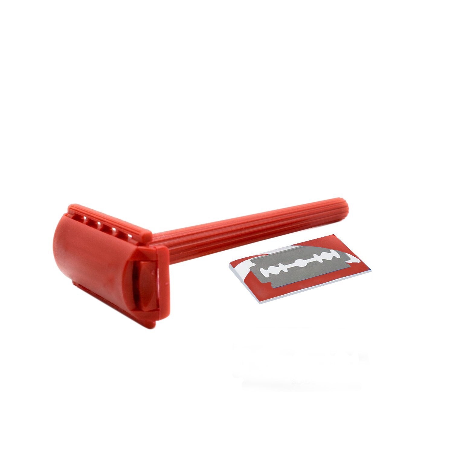 6008 Shaving Razor for Men Blade Razor with Plastic Grip Handle (With Card Packing) - India, 0.086 kgs