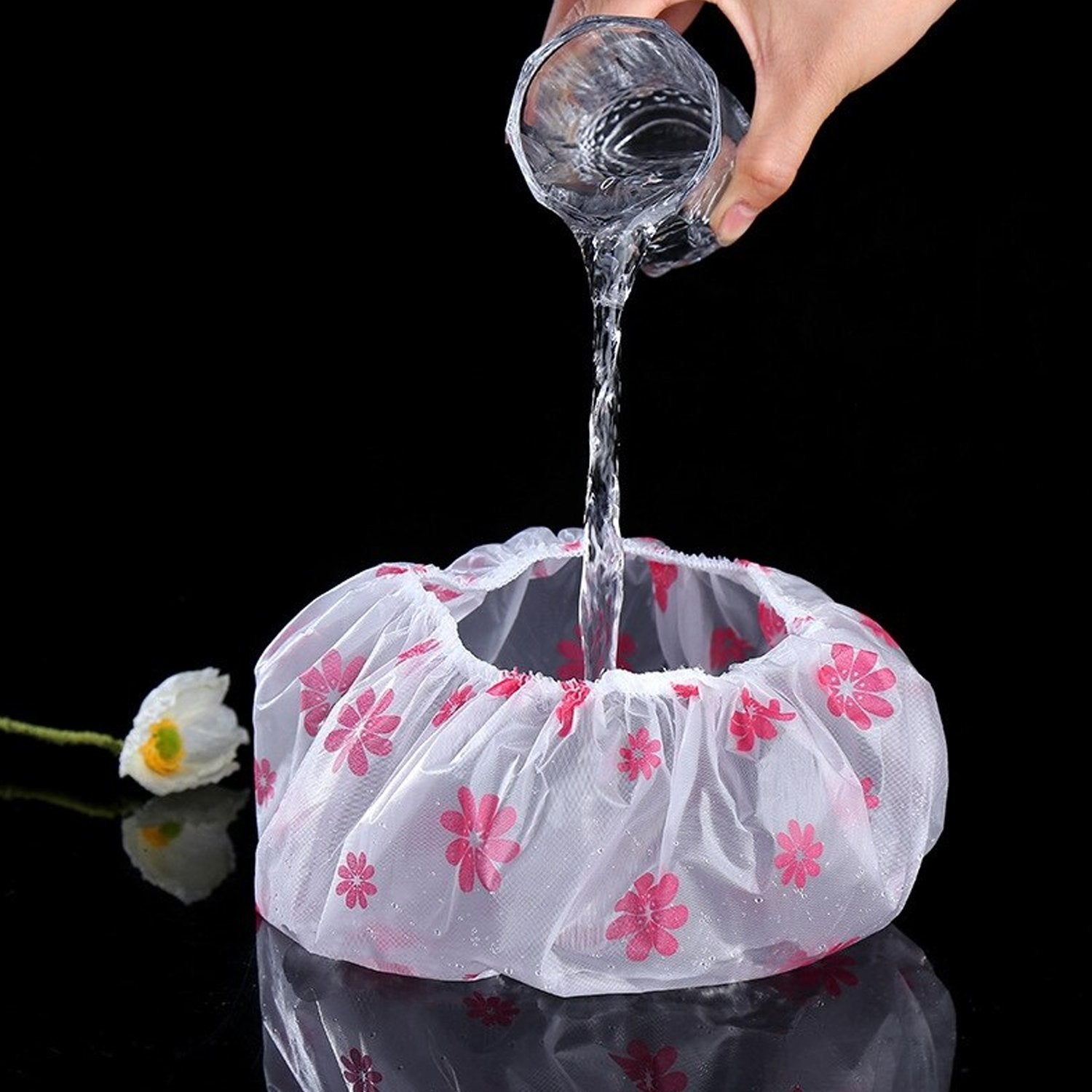 6042 Waterproof Shower Cap Reusable Bath Caps - China, 0.122 kgs