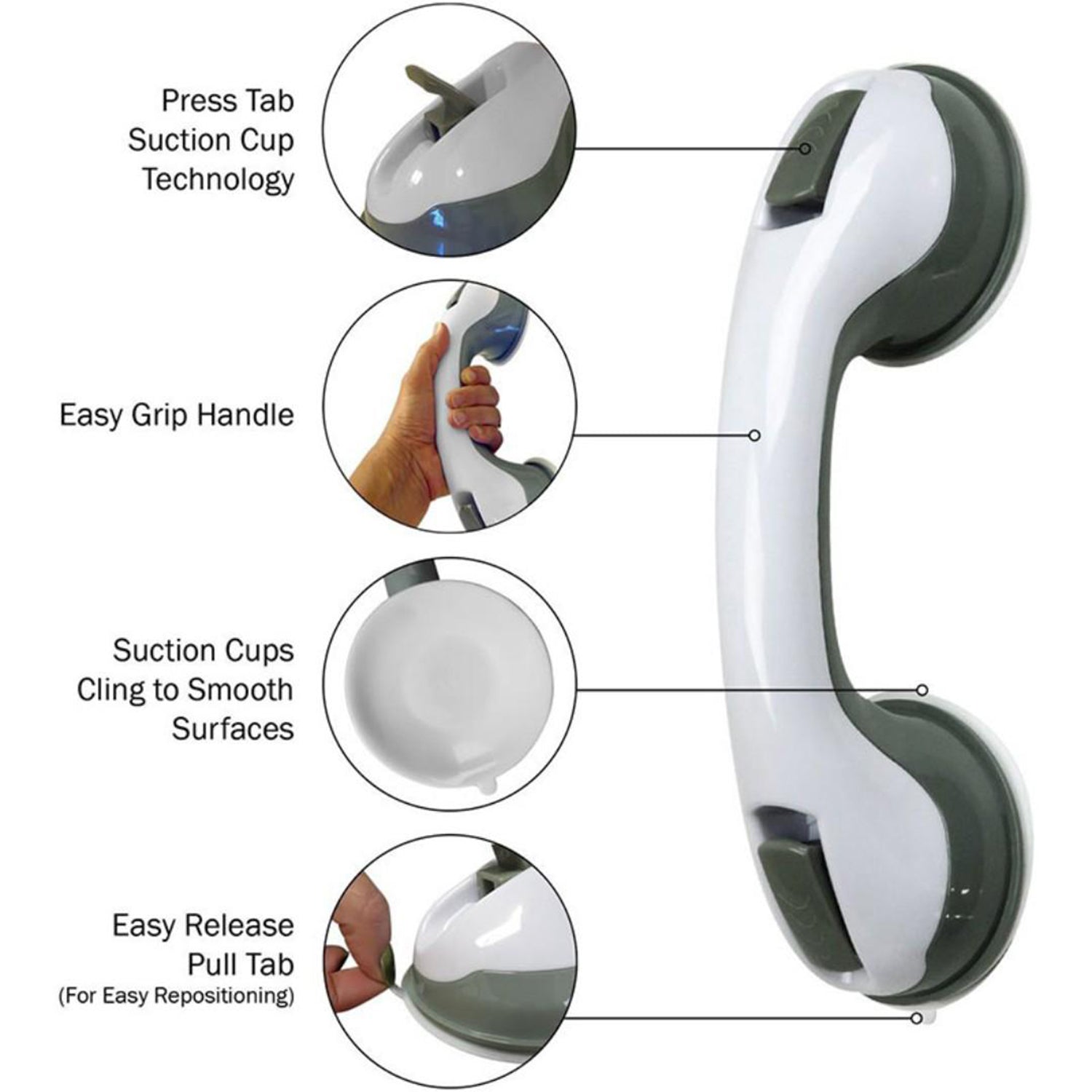 6148 Helping Handle used to give a helpful handle in case of door stuck and lack of opening it and all purposes, and can be used in mostly any kinds of places like offices and household etc. - China, 0.496 kgs