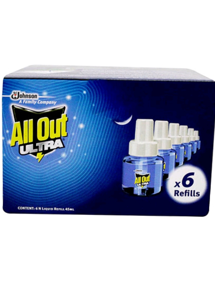 All Out Ultra Mosquito Repellent Refill 45ml(Pack Of 6)