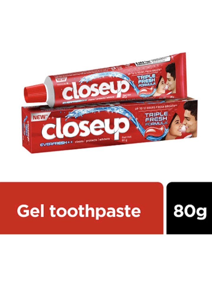 Close Up Ever Fresh+Red Hot Gel Toothpaste 80g