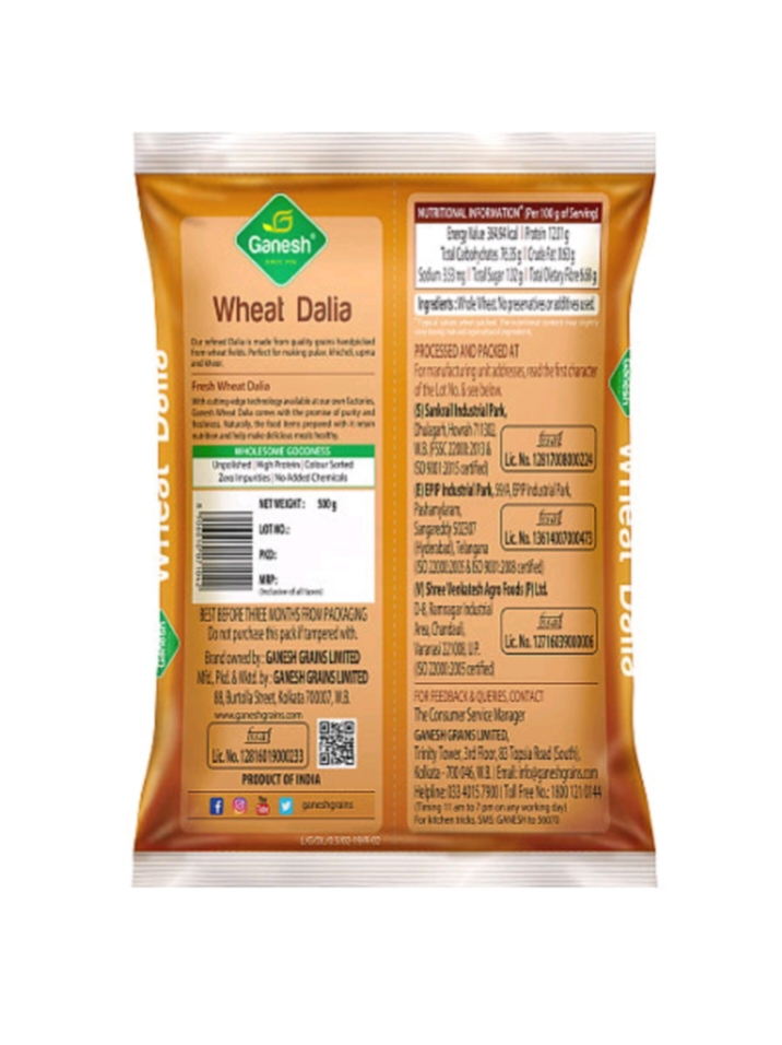 Ganesh Wheat Dalia 500g