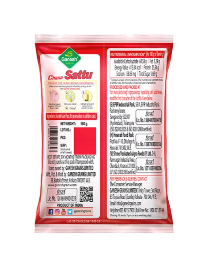 Ganesh Chana Sattu 500gm