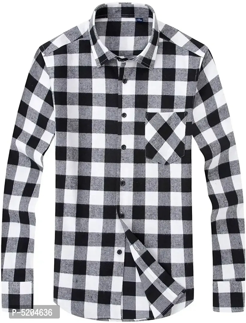 Elegant Multicoloured Checked Cotton Casual Shirts For Men - M